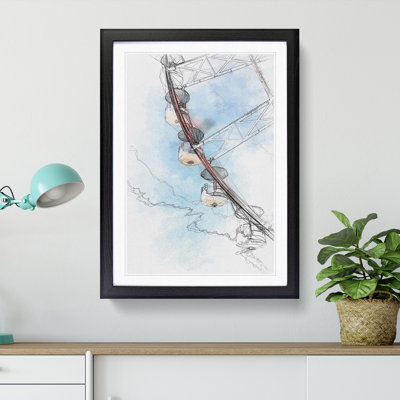 Ferris Wheel - Single Picture Frame Painting on MDF