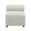 Canapé modulaire en L 4 pièces, tissu beige, ressorts sinueux surdimensionnés, mousse à haute densité de résilience confortable, look moderne