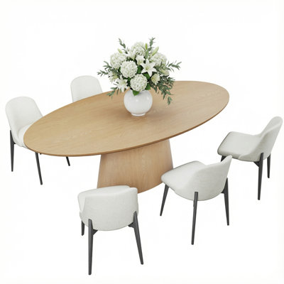Nina 7-Piece Oval Dining Table Sets