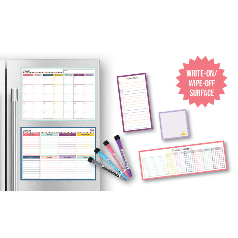 Ensemble de calendrier magnétique Oh Happy Day