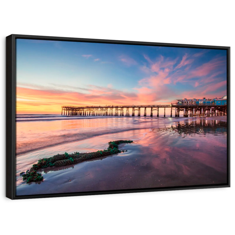 «Cocoa Beach Pier Sunrise Wall Art», H 13 po x l 9 po