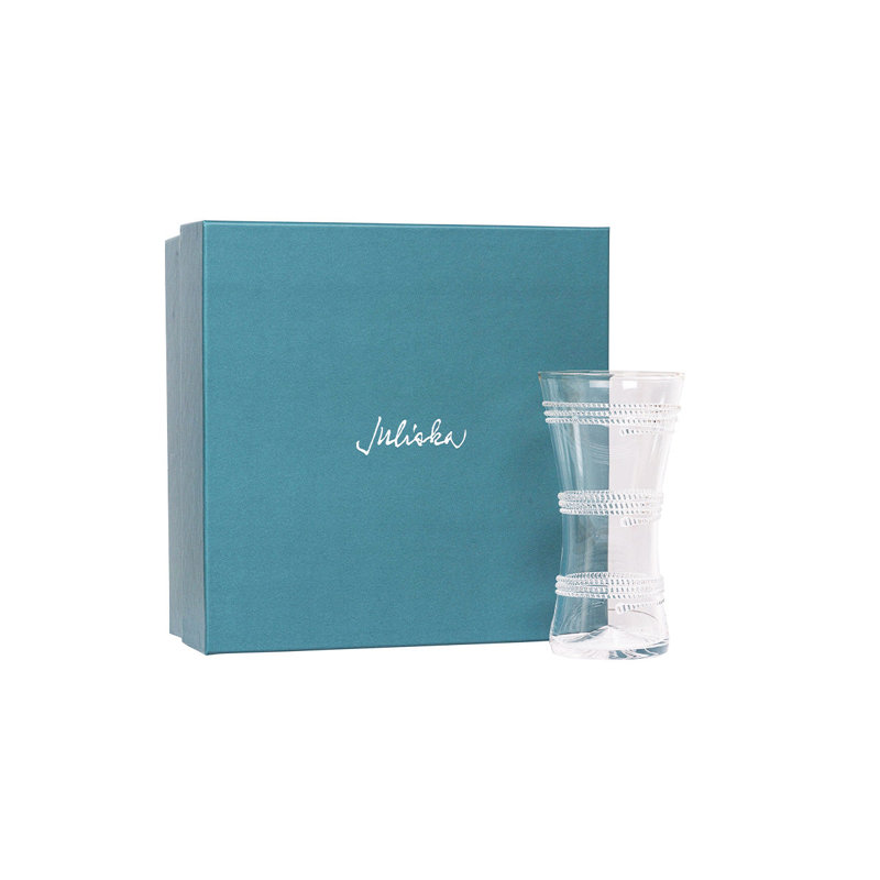 Ella Corset Vase, 8.5" H x 4.5" W x 4.5" D
