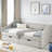 Daybed With Drawers, Button On Back And Copper Nail On Waved Shape Arms-105503414