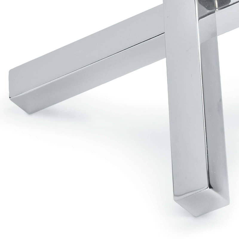 Intersecting Sculpture, Polished Nickel