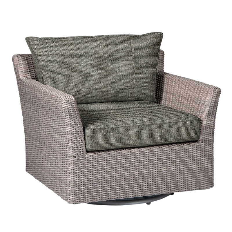 Fauteuil oscillant tissé Club - Huître, Welt, Intermix écorce, Huître