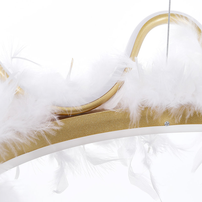 feather pendant lamp