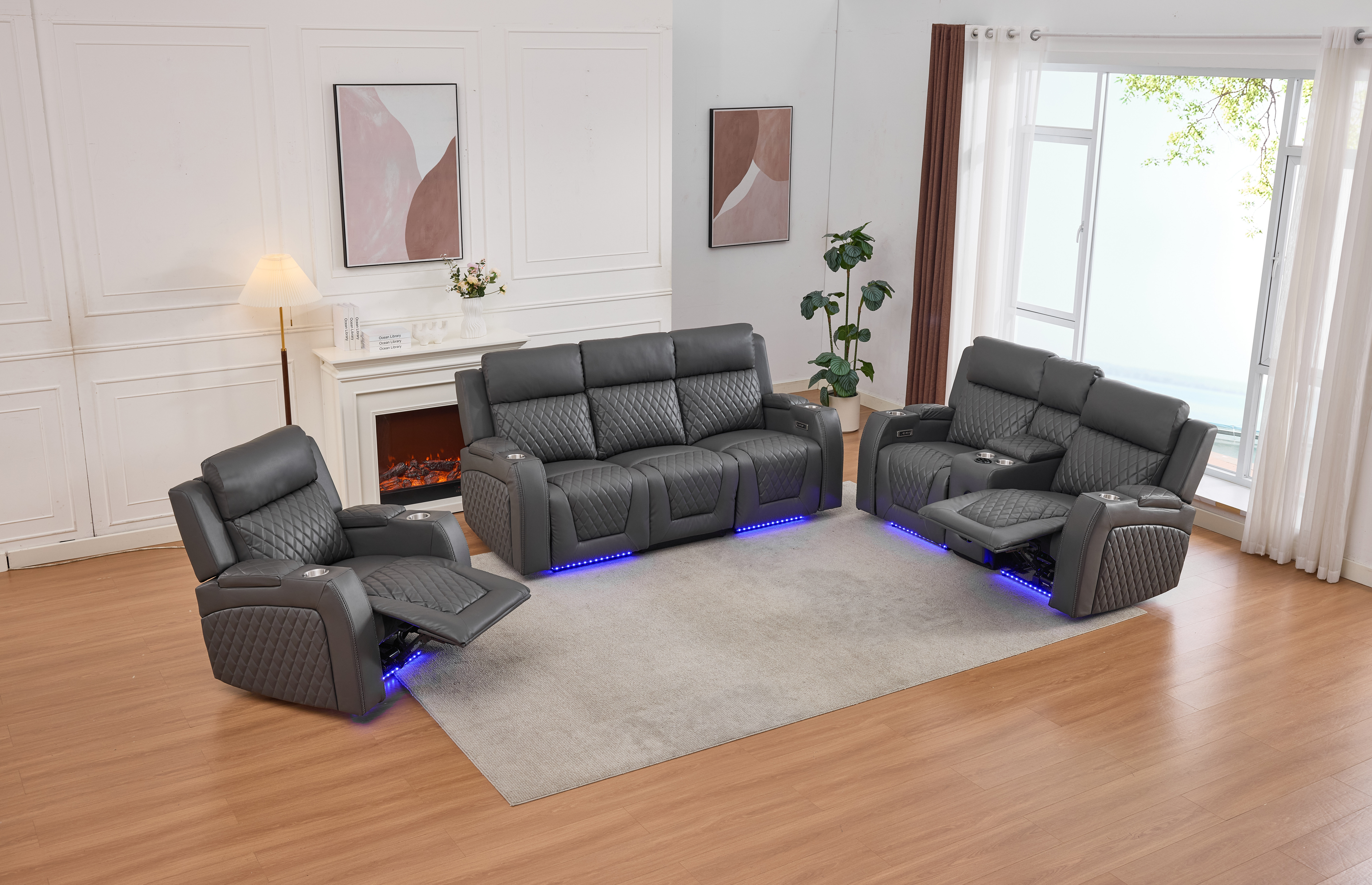 Latitude Run® 3 Piece Reclining Living Room Set - Wayfair Canada