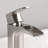 ADA Waterfall Bathroom Faucet - Single Handle Brass Faucet With Drain-121290948