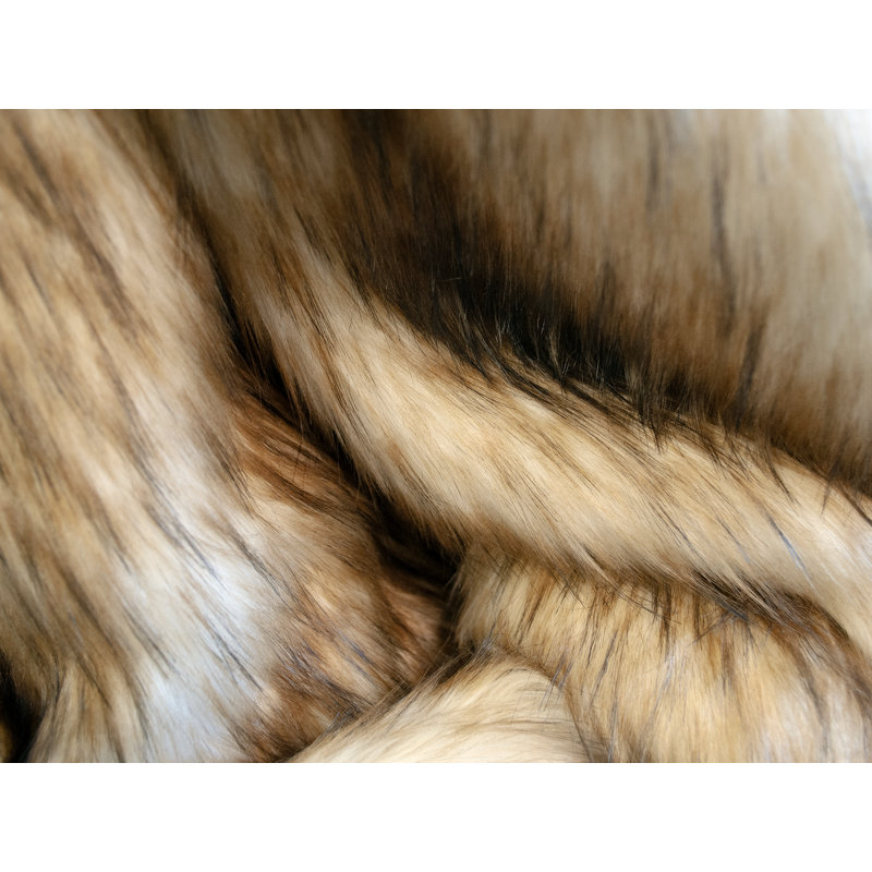 Jeté en fausse fourrure Thomas Collection®, L 60 po x L 84 po