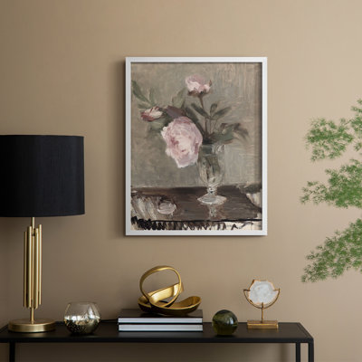 Vintage Floral Print LXXXVII Framed Print - Solid Wood