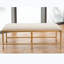Quad Pod Bench w/Muslin Cushion-24450988