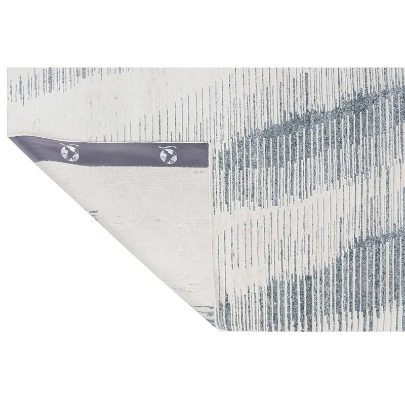 Handmade Wool Abstract Area Rug, Rectangle 8' x 10'