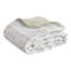 Ensemble de courtepointe en microfibre imprimé 3 pièces taupe / bleu double / grand-128954510