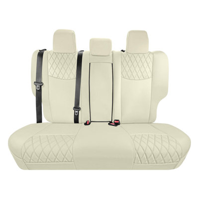Latitude Run® Ultraflex Neoprene Custom Fit Rear Set Car Seat Covers for 2014-2019 Toyota Corolla S, SE, LE