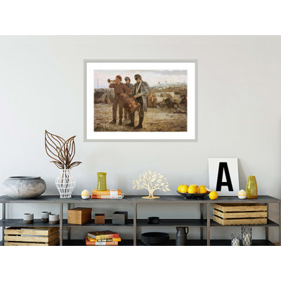 Drum and Bugle Corp, guerre civile, campement par Winslow Homer, impression giclée encadrée