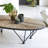 Lancelot Solid Wood Top Single Coffee Table
