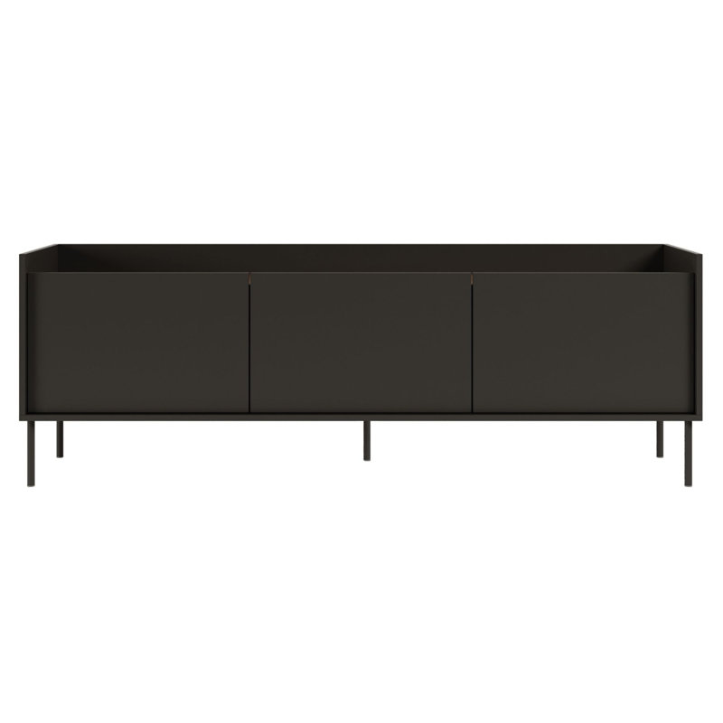 Unfinished TV Stand, 175, Black