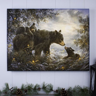 «Time to Rest» 18 x 24, art mural entièrement éclairé à DEL