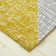 Larsson Geo Machine Woven Yellow/White/Black Rug