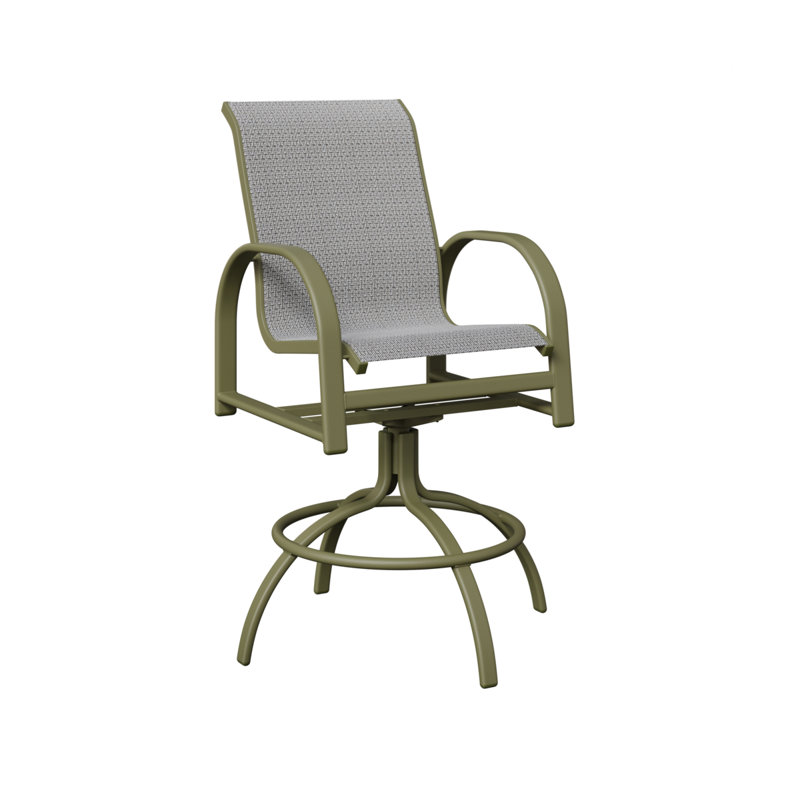 Chaise berçante pivotante Berlin Gardens Murphy Slings, Corbeau Jazzy, Vert sauge