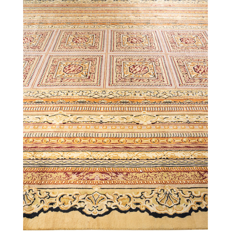 Classic One-of-a-Kind 9' 1" X 12' 3" Hand Knotted Area Rug
