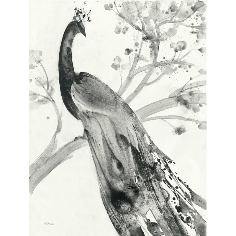 «Majestic Peacock Crop», reproduction sur toile tendue, H 16 po x l 12 po