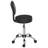 Backed Adjustable Height Ergonomic Lab Stool with Footring Wheels