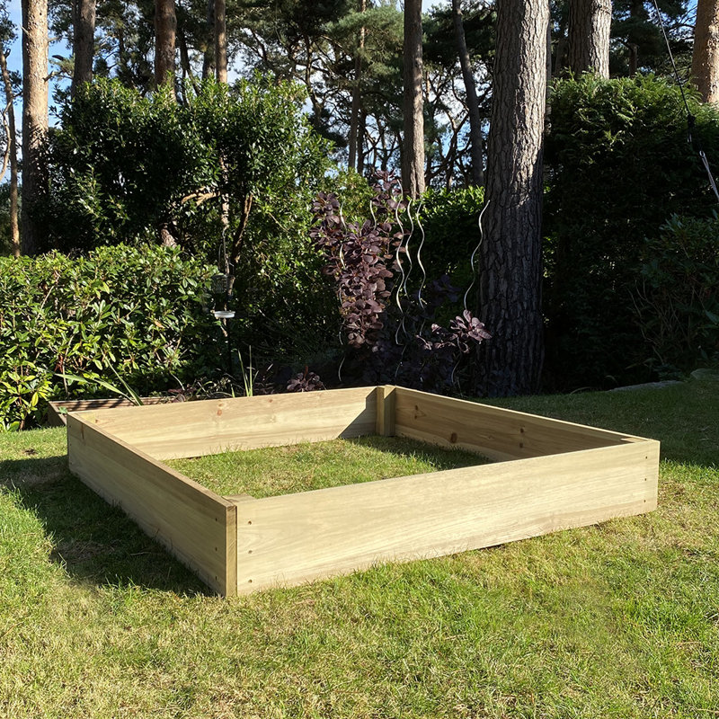 Ashel Wood Raised Garden Bed
