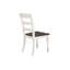 Chaise d'appoint en bois massif Bridgeview