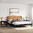 Cartlin Acacia Solid Wood Platform Bed-1890308397-1890308386