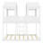 Elegant Wooden Full-Over-Full Bunk Bed With Integrated Ceiling Design Element-523083873