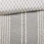 Housse de couette 100% coton, gris avec motif de losanges, imprimé décoratif double / grand-120944944-120944946