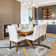 Contemporary Distressed Abstract Lines Non Slip Area Rug