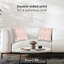 Housse de coussin floral en polyester