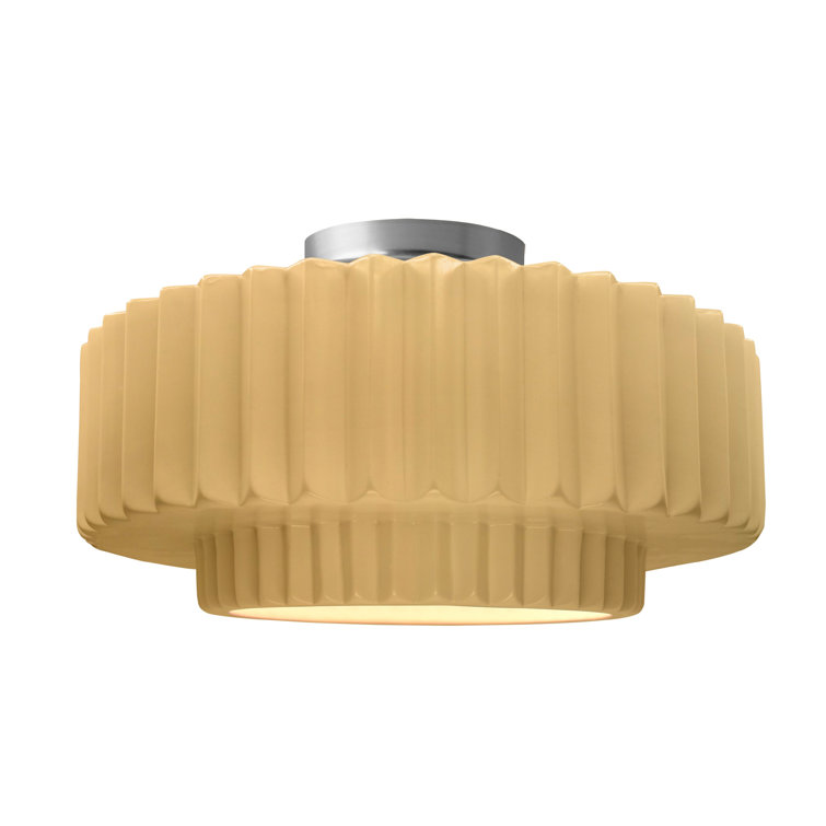 Ceramic LED Semi Flush Mount