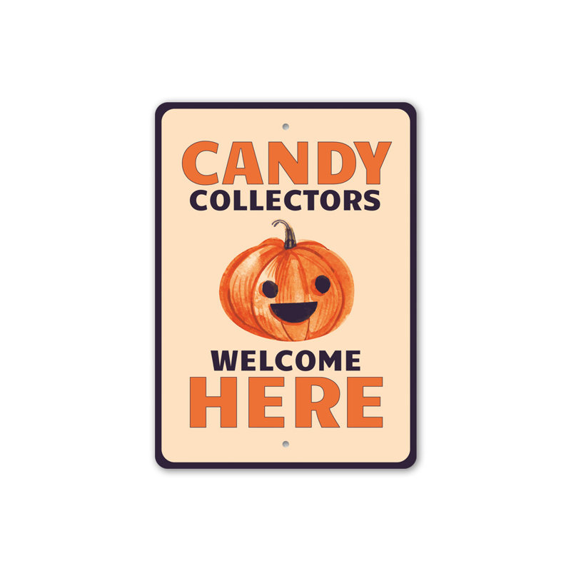 Plaque en aluminium bonbon, H 18 po x l 12 po x P 0,06 po