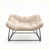Cream White Polyester est en rupture de stock