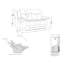 Causeuse inclinable en cuir Global Air