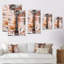 «Brown White and Black Flowing Foam Marble III», peinture sur toile encadrée-340637282-340637306