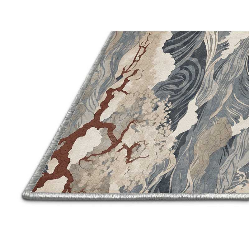 Crimson Dreams Rug, Rectangle 2' x 3'