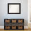 Furniture Espresso Bathroom Vanity Non-Beveled Wall Mirror-1623679973