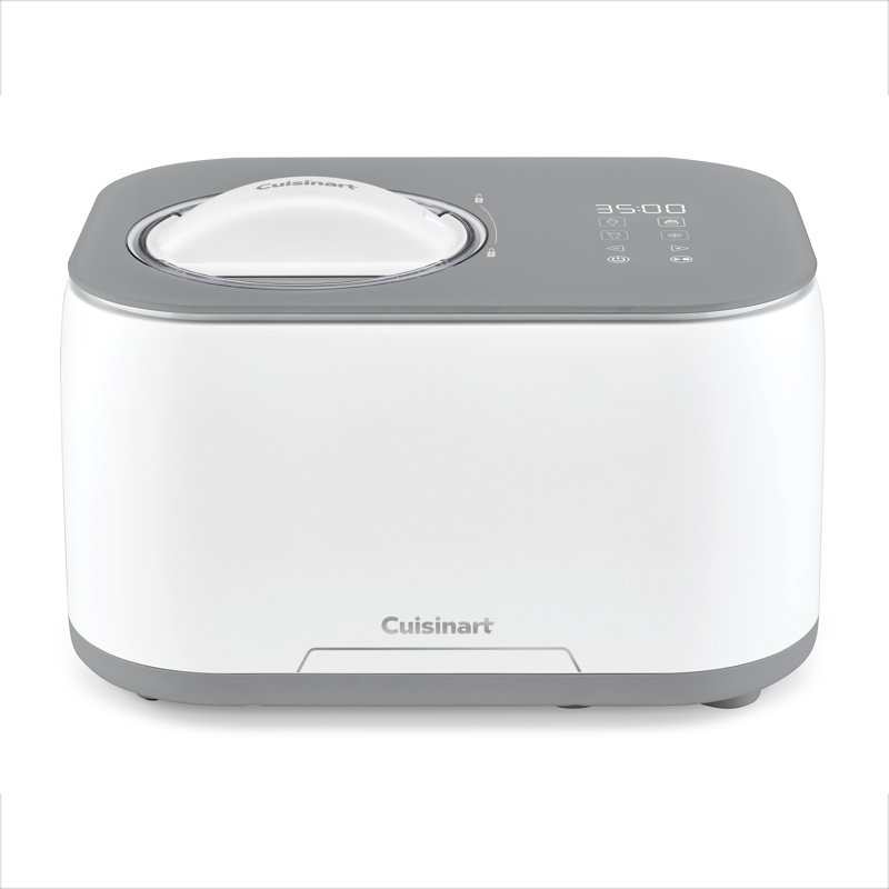 Cuisinart Freeze Ease 1-Quart Ice Cream Maker, Touchpad with 4 Presets: Ice Cream, Frozen Yogurt, Sorbet and Keep Cool, Built-In Compressor, Compact Design (ICE-90C)