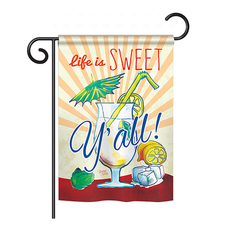 Drapeau de maison / jardin en polyester Sweet Y'all, H 40 po x l 28 po
