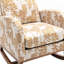 Chaise berçante rembourrée Peral
