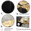 «Black and Gold Abstract Meditation I», art mural abstrait-1162060418-1162060419