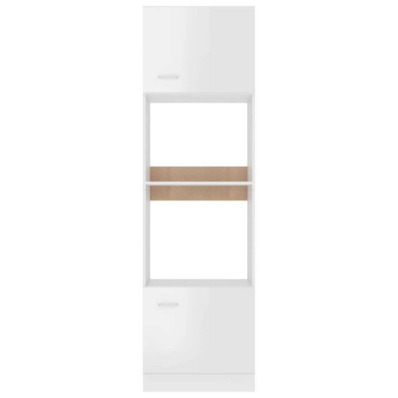 Lyon Microwave Cabinet Lyon, High Gloss White