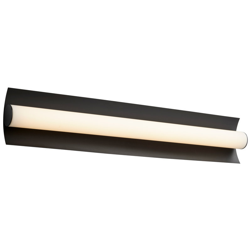 Barre d'éclairage de salle de bain 2 lumières DEL à intensité variable Garrus, Noir