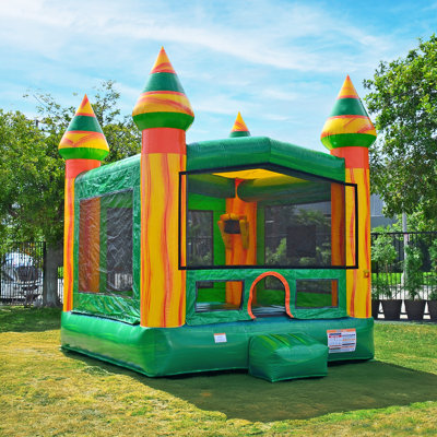  JumpOrange Amazon River 13 ft x 13 ft Inflatable Bounce House (with Blower)