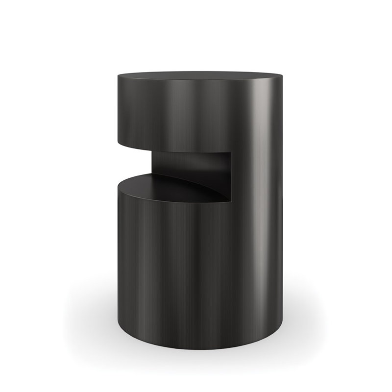 Constellation Drum End Table with Storage