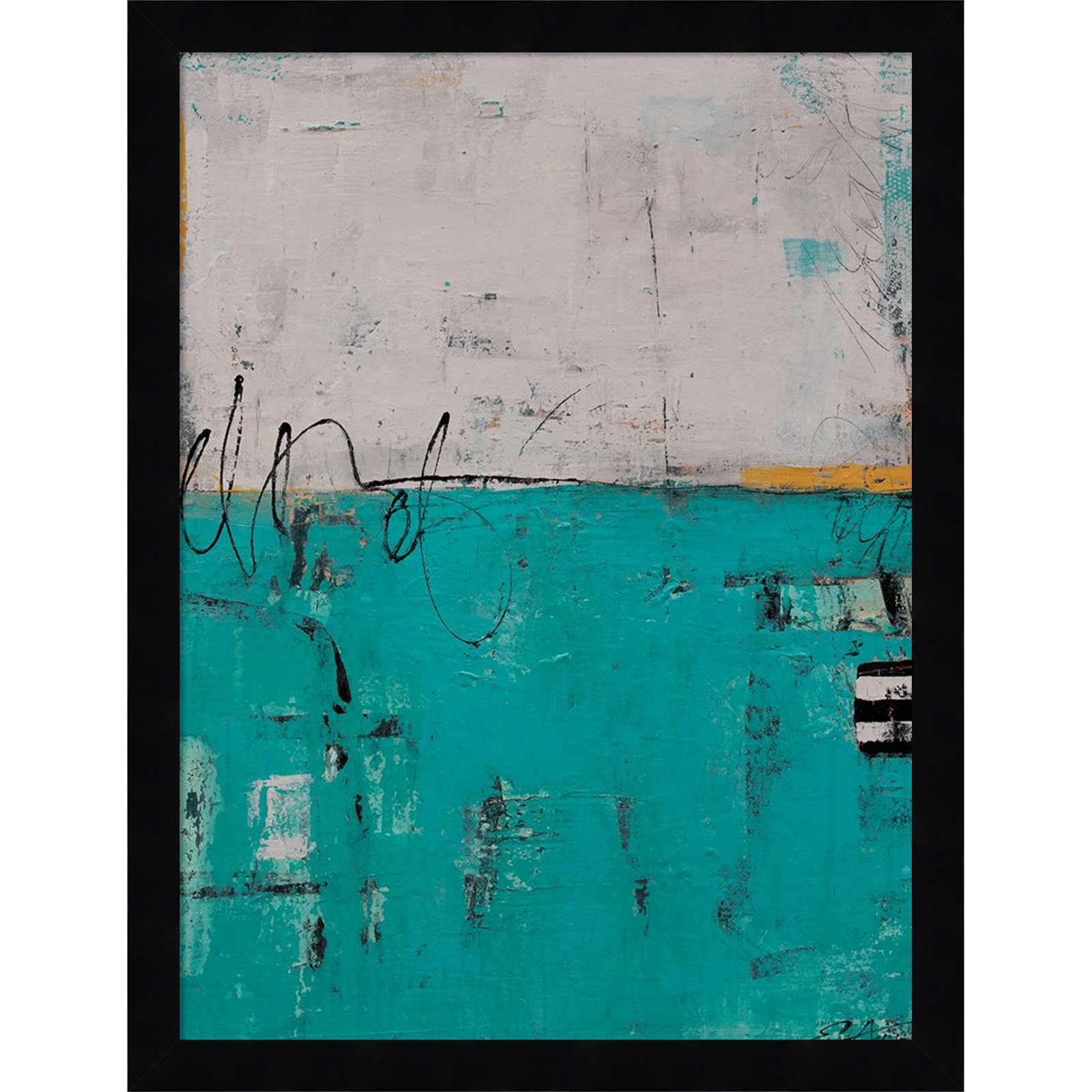 Urban Harmony Print by Erin Ashley, Black, 17" H x 13" W
